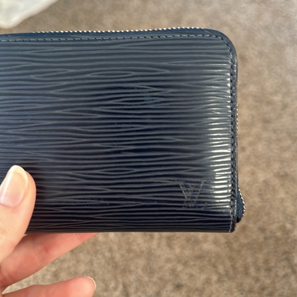 Louis Vuitton Zippy Wallet Epi Case Navy blue, excellent condition - Picture 3 of 5